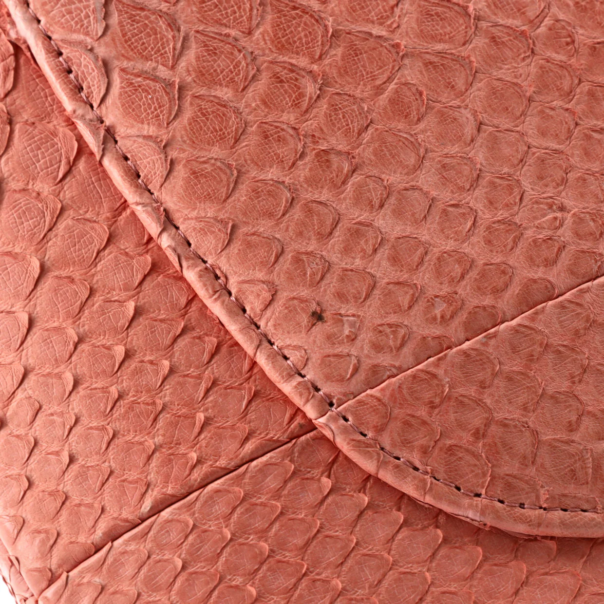 Classic Double Flap Bag Python Jumbo - Deep Luxury