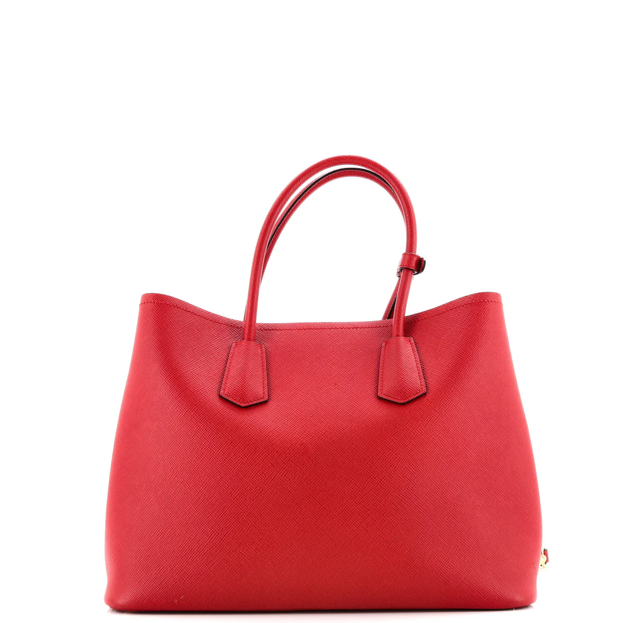 Cuir Double Tote Saffiano Leather Large - Deep Luxury