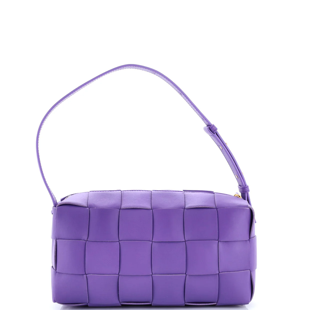 Brick Cassette Shoulder Bag Maxi Intrecciato Leather - Deep Luxury