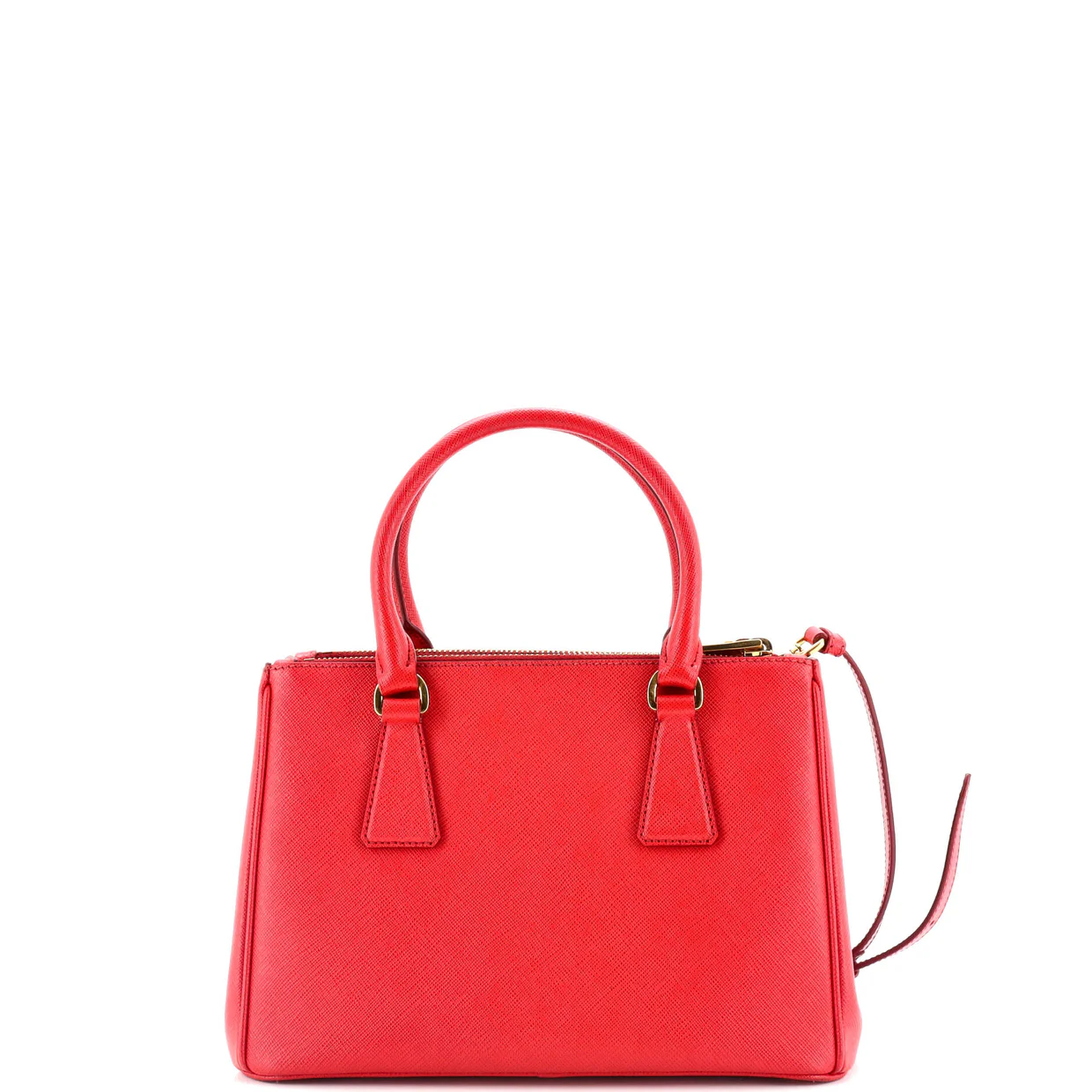 Galleria Double Zip Tote Saffiano Leather Small - Deep Luxury