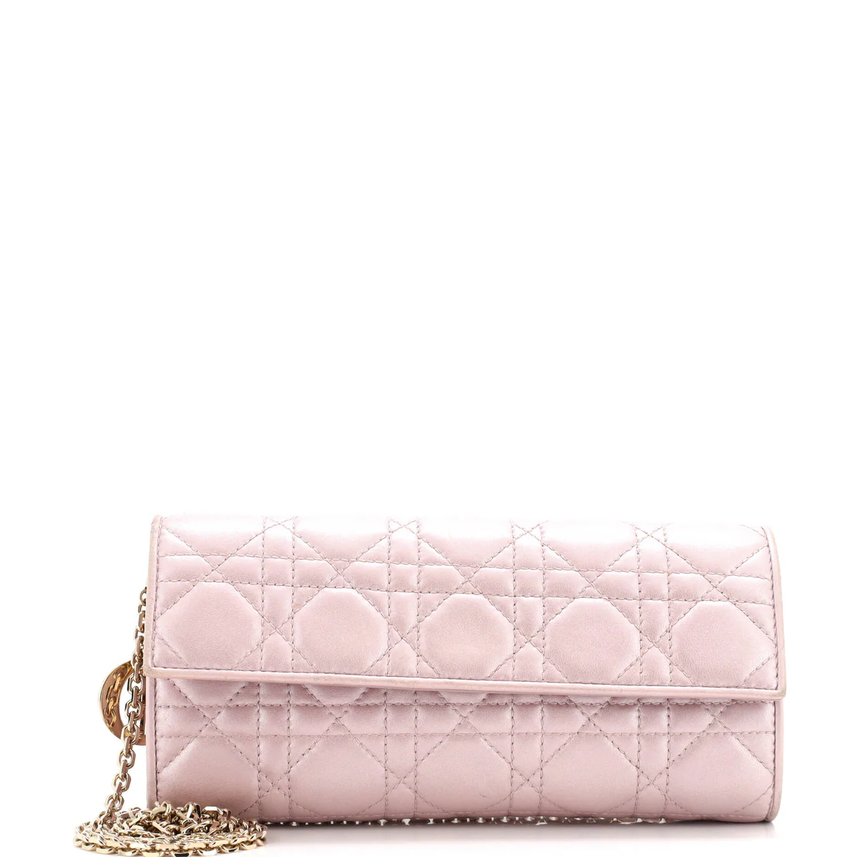 Lady Dior Croisiere Chain Wallet Cannage Quilt Lambskin - Deep Luxury
