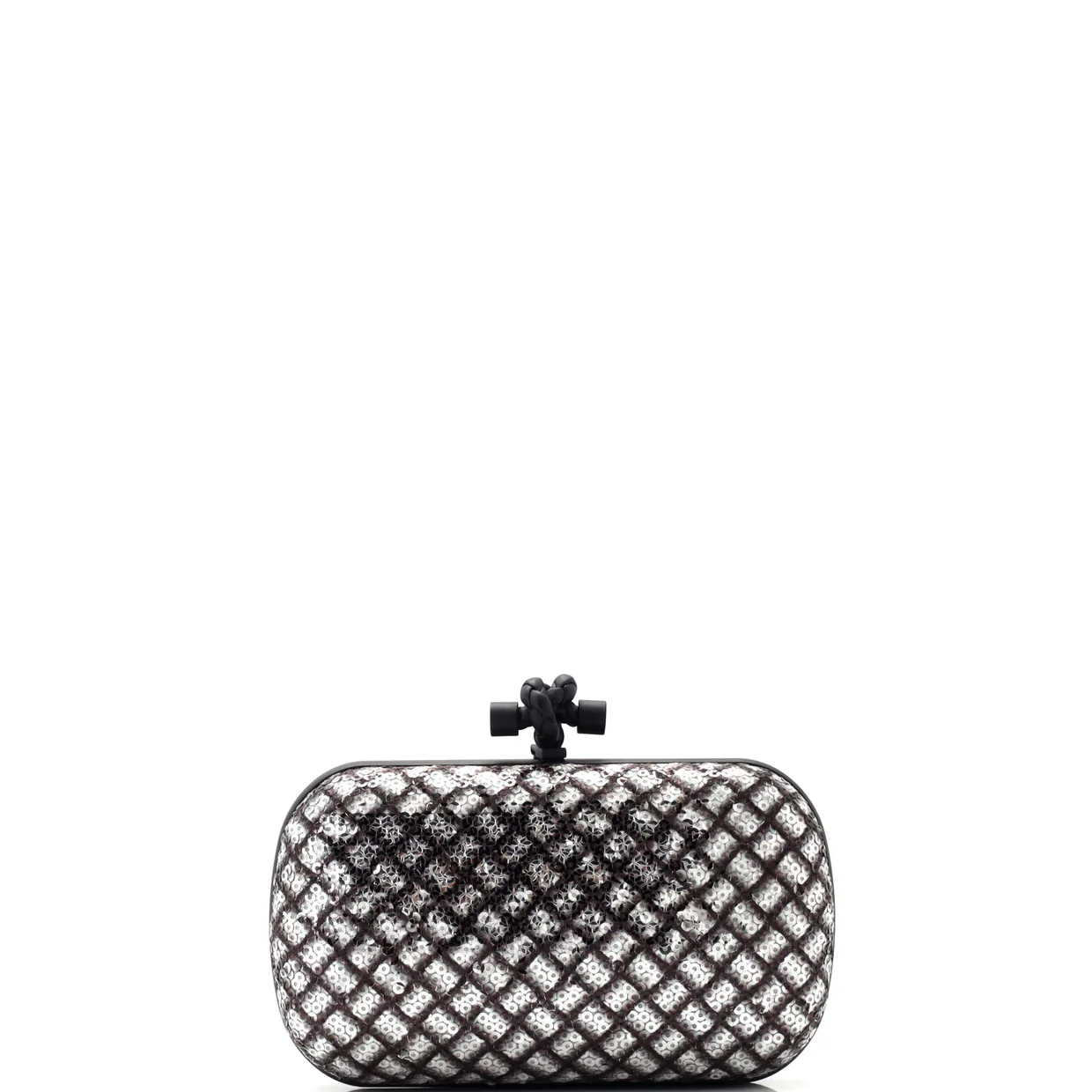 Box Knot Clutch Sequins Small - Deep Luxury