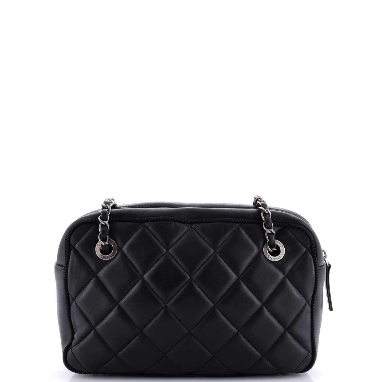 Ballerine Camera Case Bag Quilted Calfskin Medium - Deep Luxury