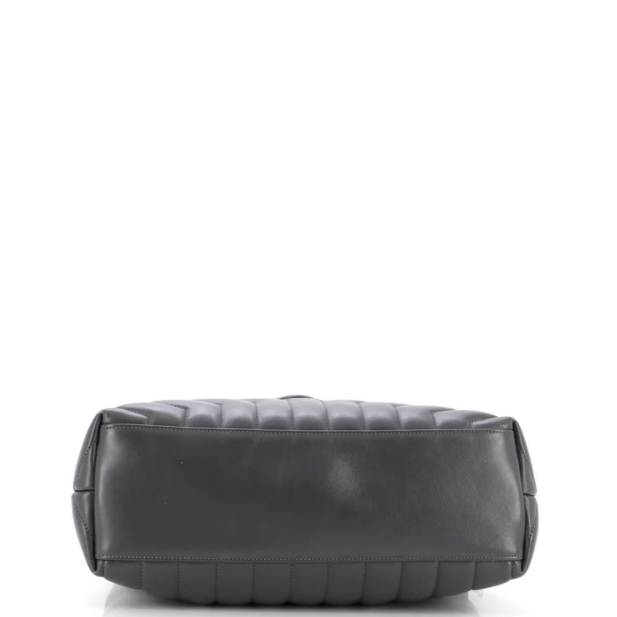 Loulou Shoulder Bag Matelasse Chevron Leather Medium - Deep Luxury