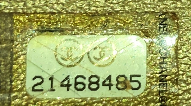 CC Frame Clutch Quilted Caviar Large - Deep Luxury