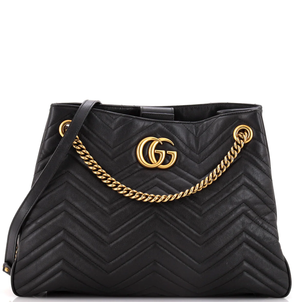 GG Marmont Chain Shoulder Bag Matelasse Leather - Deep Luxury