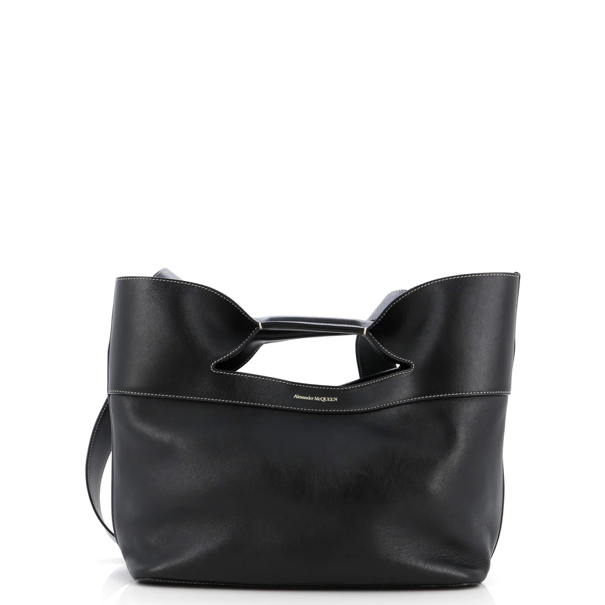 The Bow Bag Leather Small - Deep Luxury