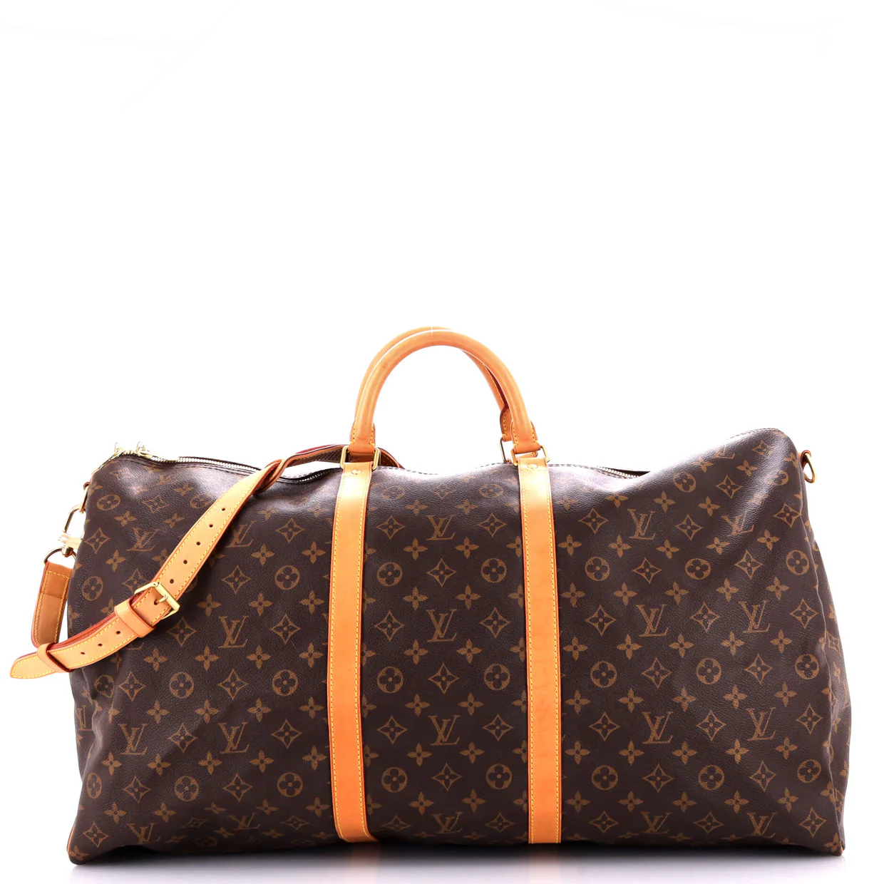 Keepall Bandouliere Bag Monogram Canvas 60 - Deep Luxury
