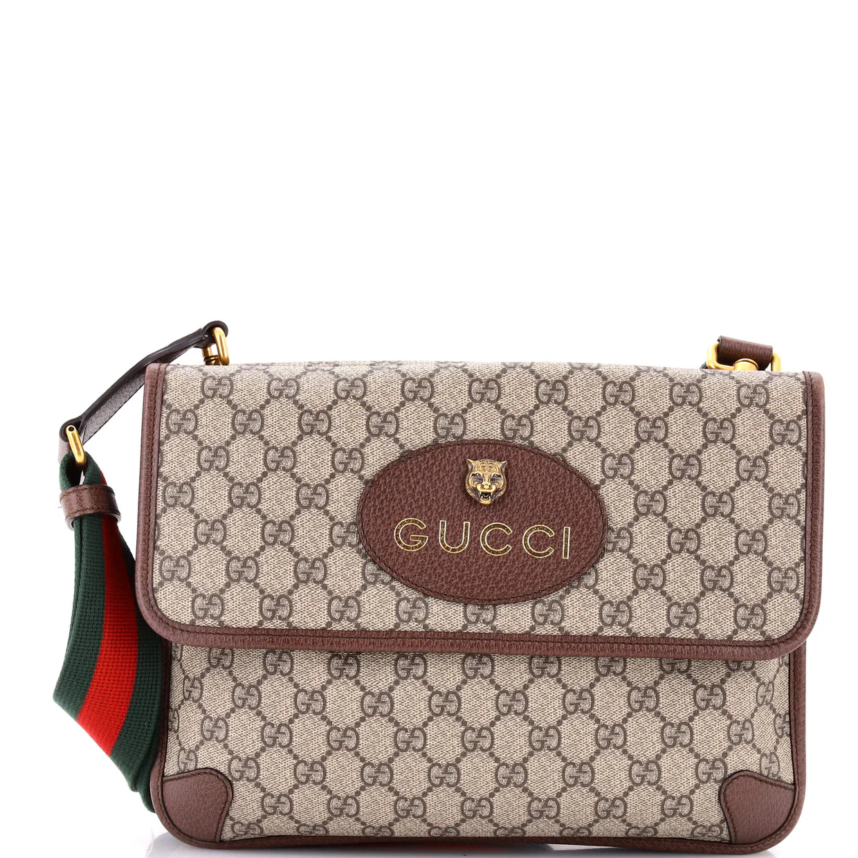 Neo Vintage Flap Messenger GG Coated Canvas Medium - Deep Luxury