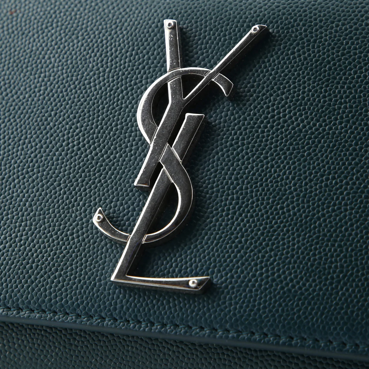 Classic Monogram Crossbody Bag Grainy Leather Small - Deep Luxury
