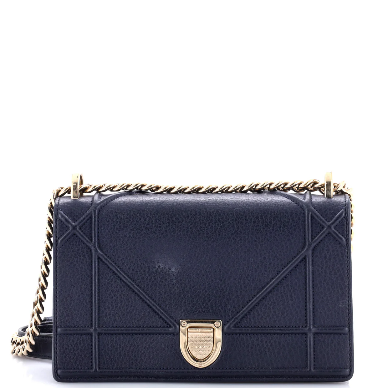 Diorama Flap Bag Grained Calfskin Small - Deep Luxury