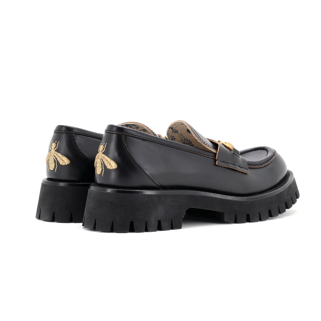 Women's Harald Horsebit Loafers GG Embossed Leather - Deep Luxury
