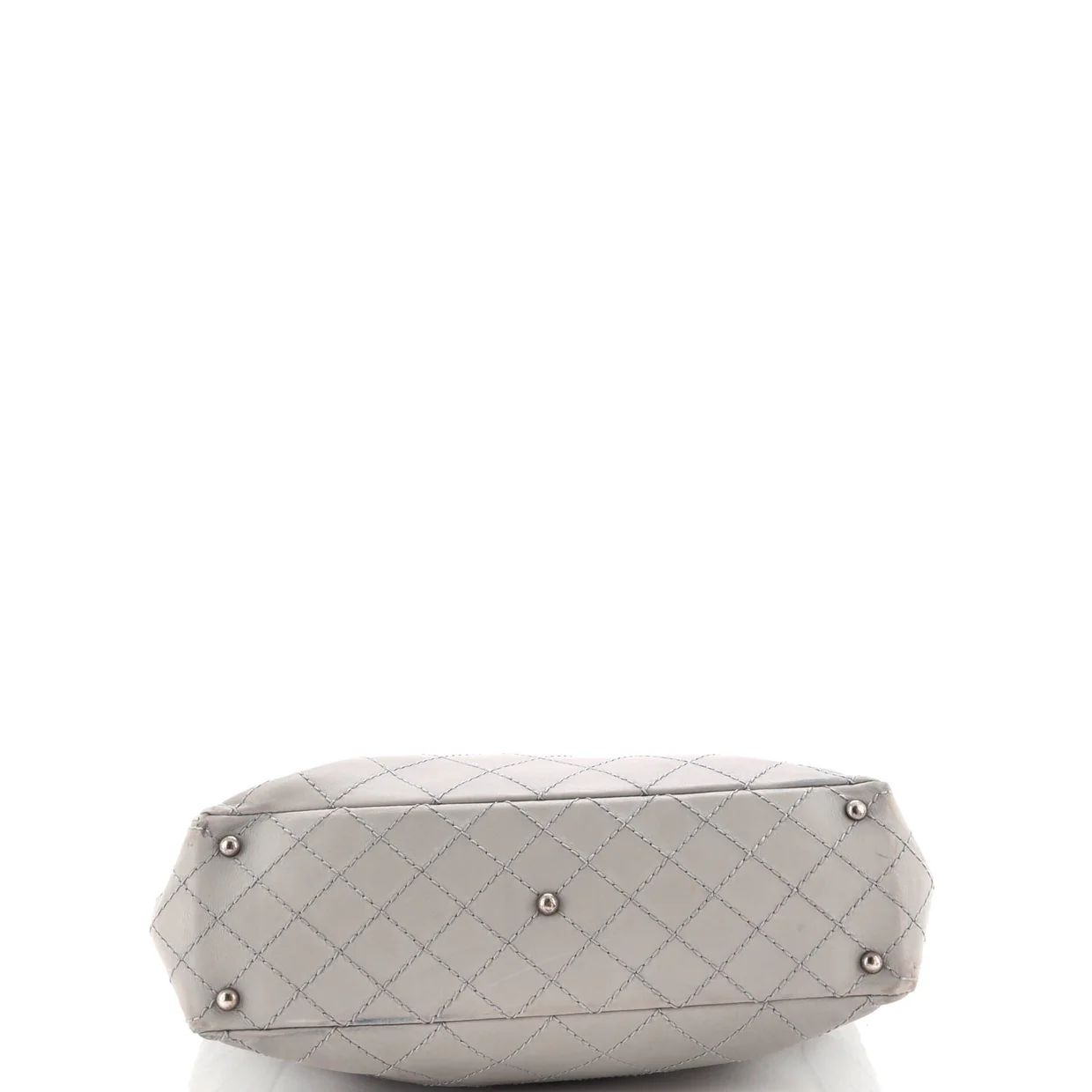 CC Pocket Shoulder Bag Quilted Calfskin Large - Deep Luxury