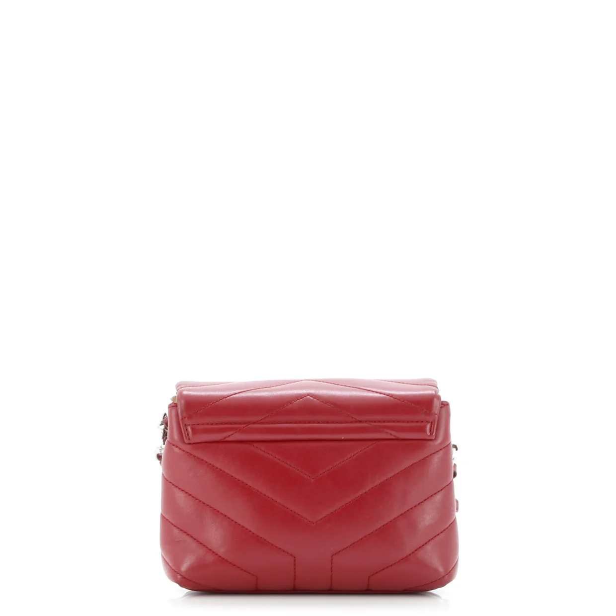 Loulou Shoulder Bag Matelasse Chevron Leather Toy - Deep Luxury