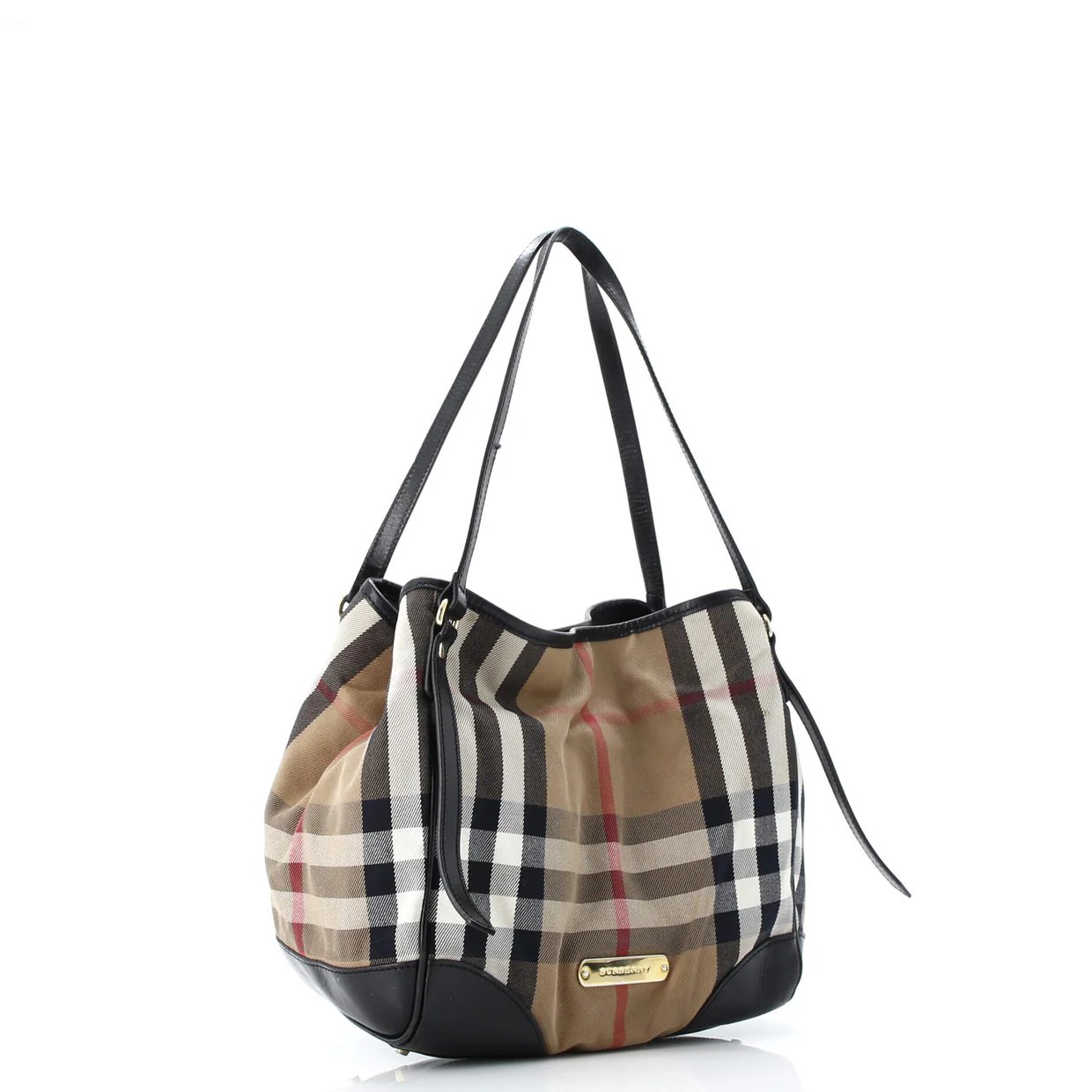 Canterbury Tote House Check Canvas Small - Deep Luxury