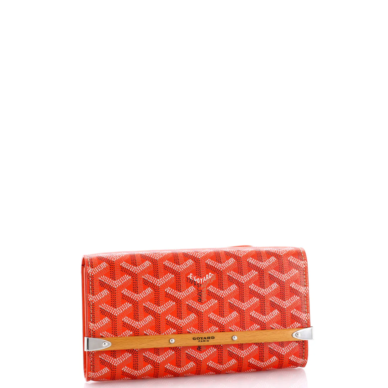 Monte Carlo Clutch with Strap Coated Canvas PM - Deep Luxury