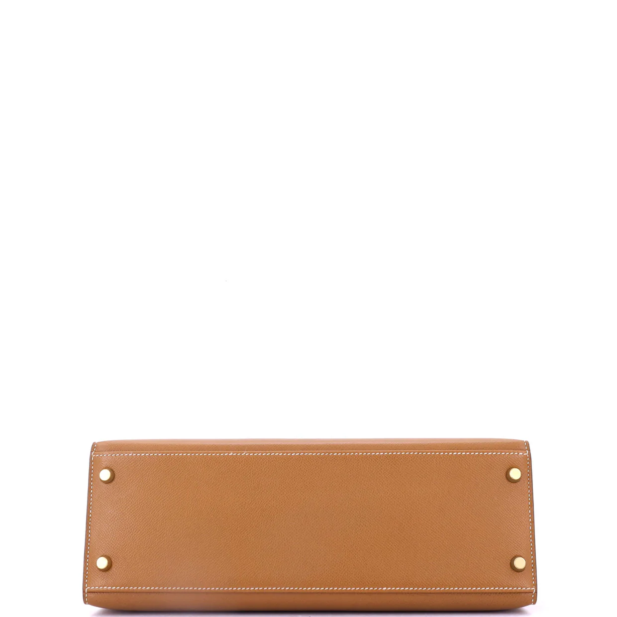 Kelly Handbag Gold Courchevel with Gold Hardware 32 - Deep Luxury