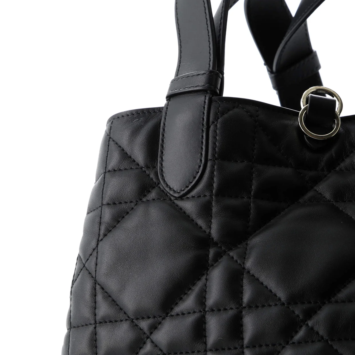Toujours Tote Bag Macrocannage Quilt Calfskin Medium - Deep Luxury