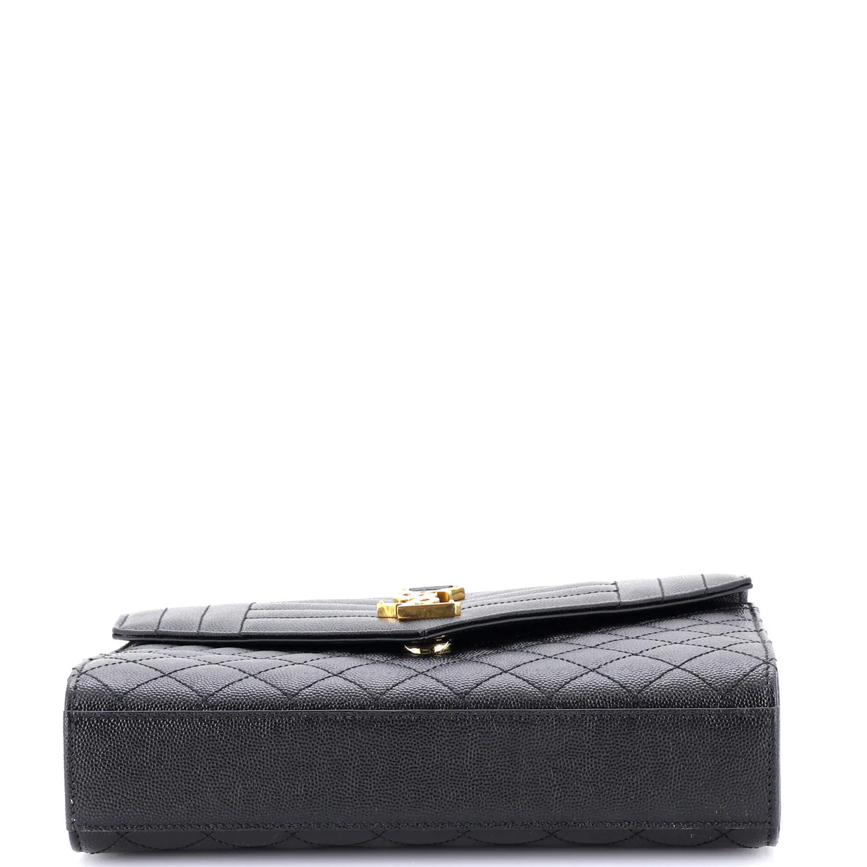 Classic Monogram Envelope Satchel Mixed Matelasse Leather Medium - Deep Luxury