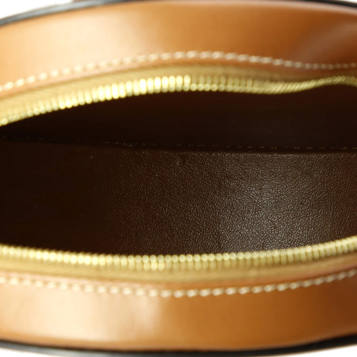 Triomphe Oval Crossbody Bag Leather Mini - Deep Luxury