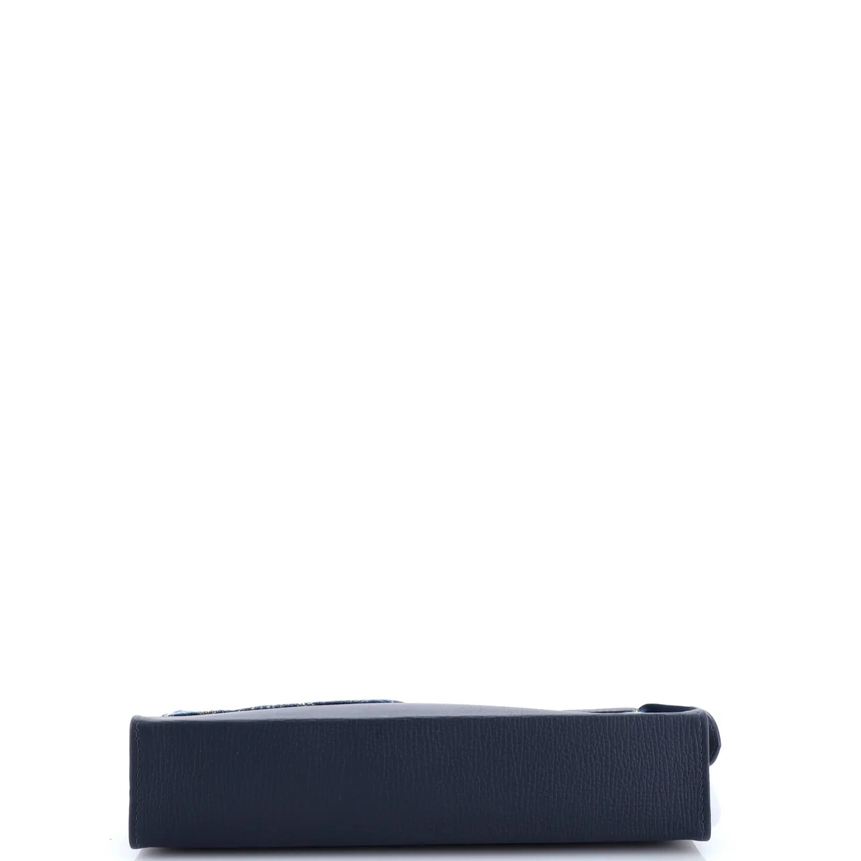 Nigo Pochette Voyage Monogram Denim and Taurillon Leather MM - Deep Luxury