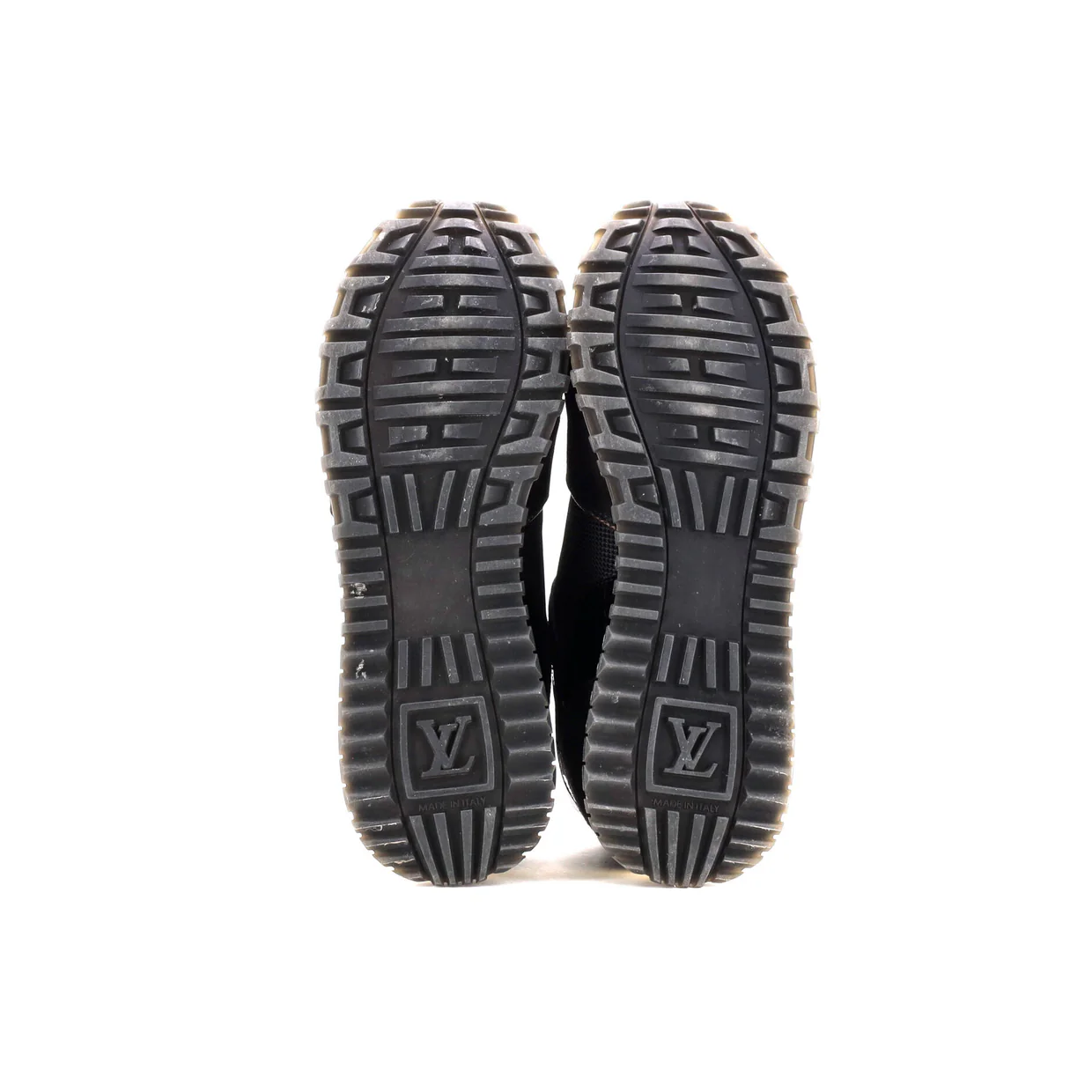 Women's Run Away Sneakers Mesh with Monogram Canvas and Suede - Deep Luxury