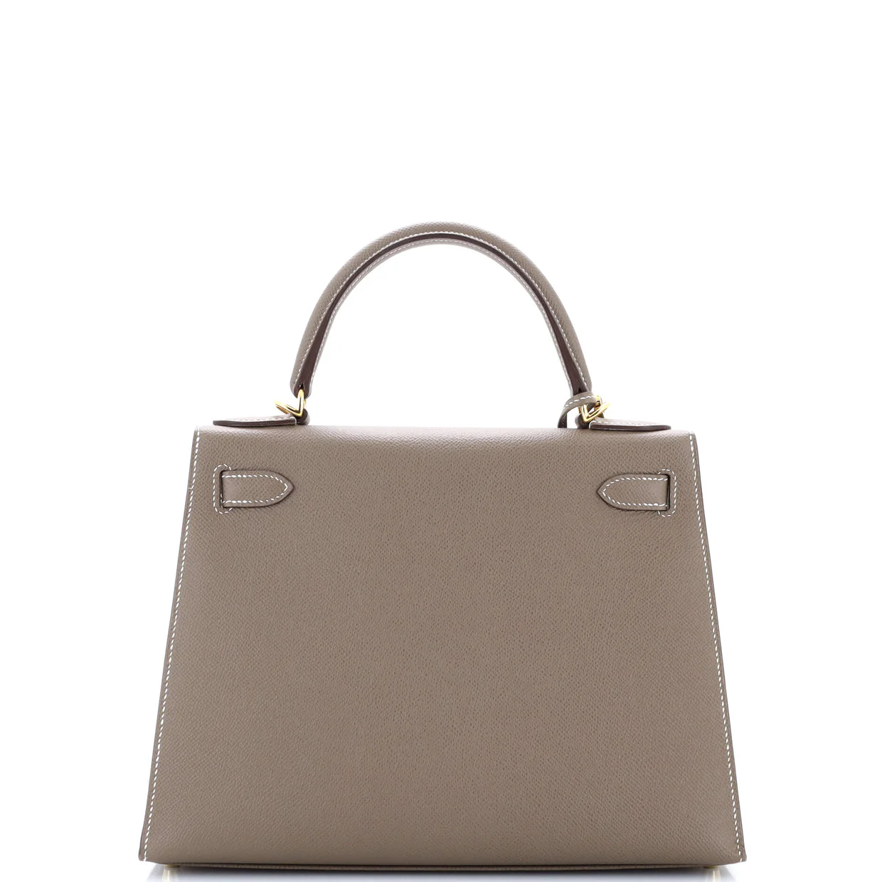 Kelly Handbag Grey Epsom with Gold Hardware 28 - Deep Luxury