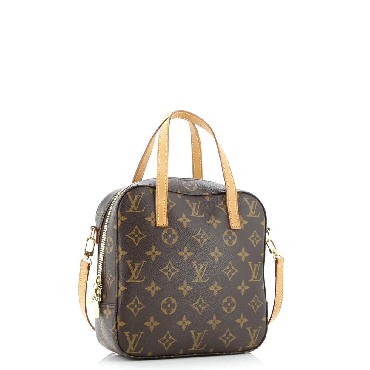 Spontini Handbag Monogram Canvas - Deep Luxury