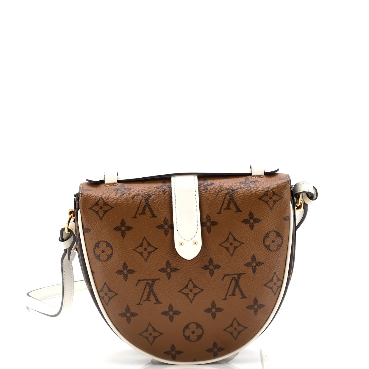 Chantilly Lock Handbag Reverse Monogram Canvas and Leather - Deep Luxury