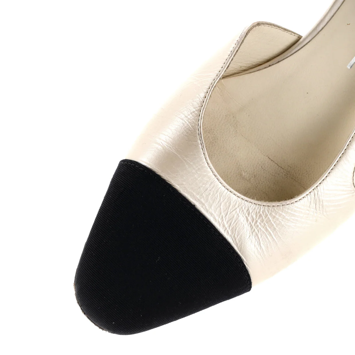 Women's Cap Toe CC Slingback Flats Leather - Deep Luxury