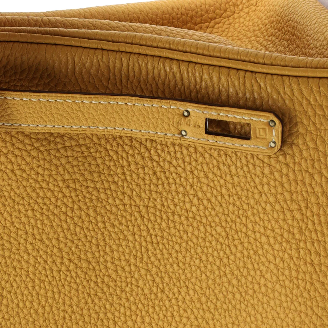Birkin Handbag Curry Togo with Palladium Hardware 25 - Deep Luxury