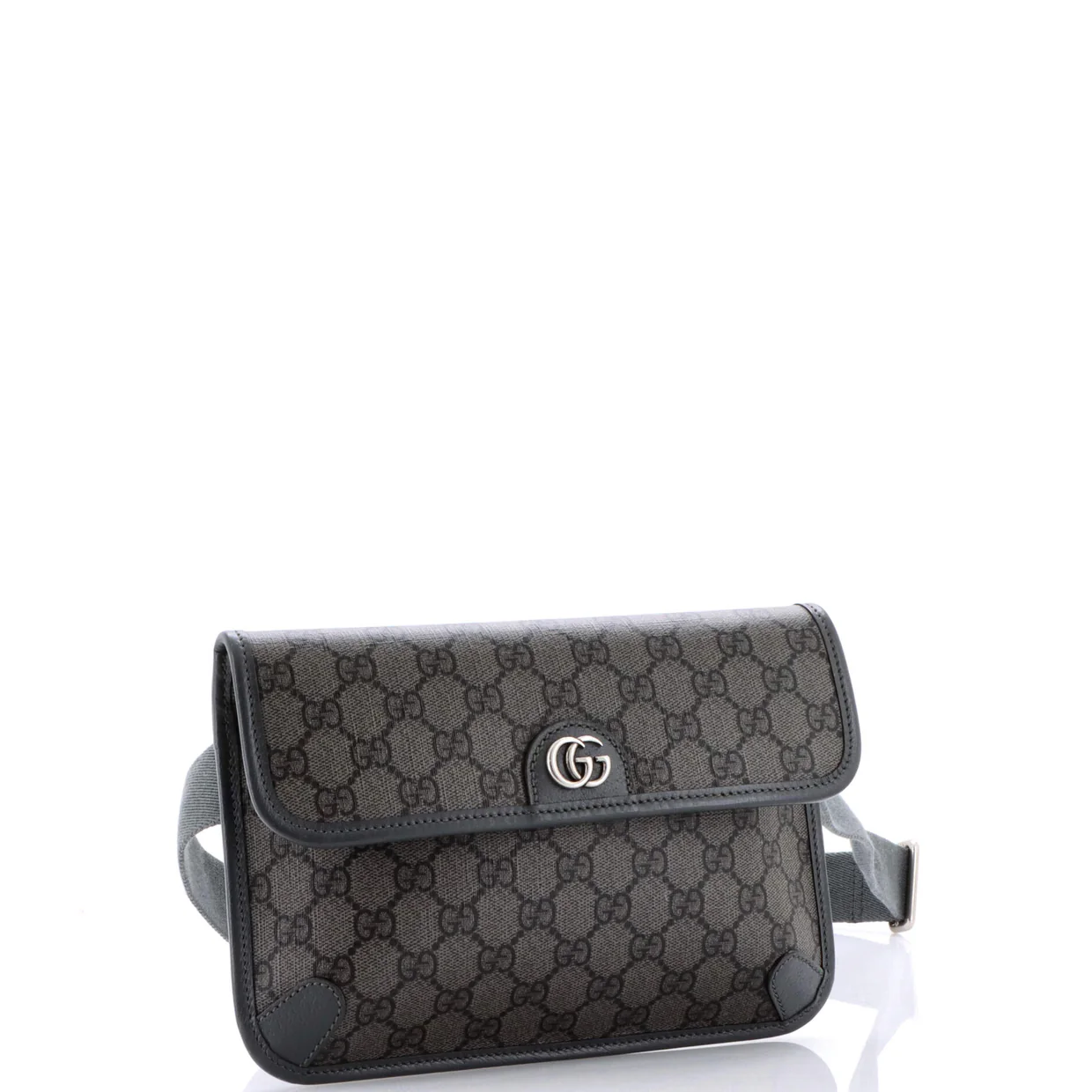 Ophidia Flap Belt Bag GG Coated Canvas - Deep Luxury