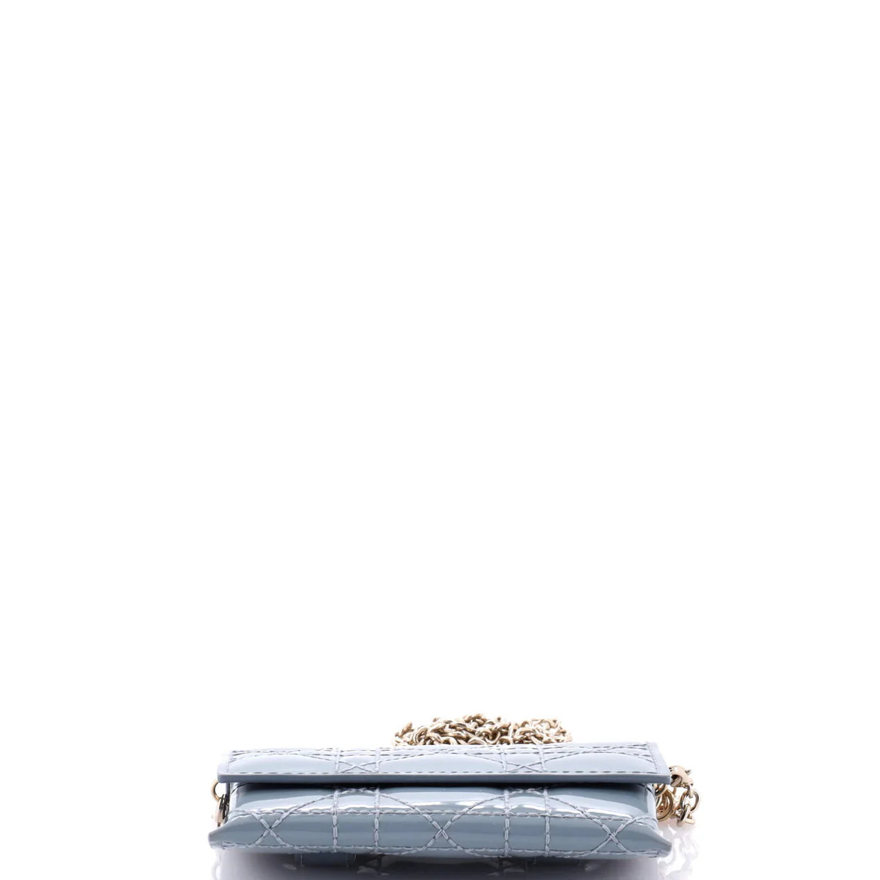 Lady Dior Nano Belt Pouch Cannage Quilt Patent - Deep Luxury