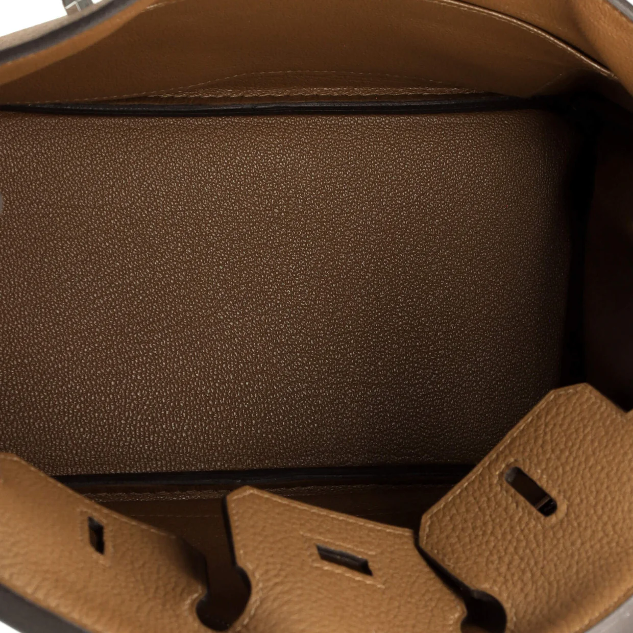 Birkin Handbag Alezan Togo with Palladium Hardware 25 - Deep Luxury
