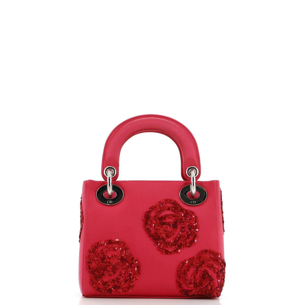Lady Dior Bag Embellished Satin Mini - Deep Luxury