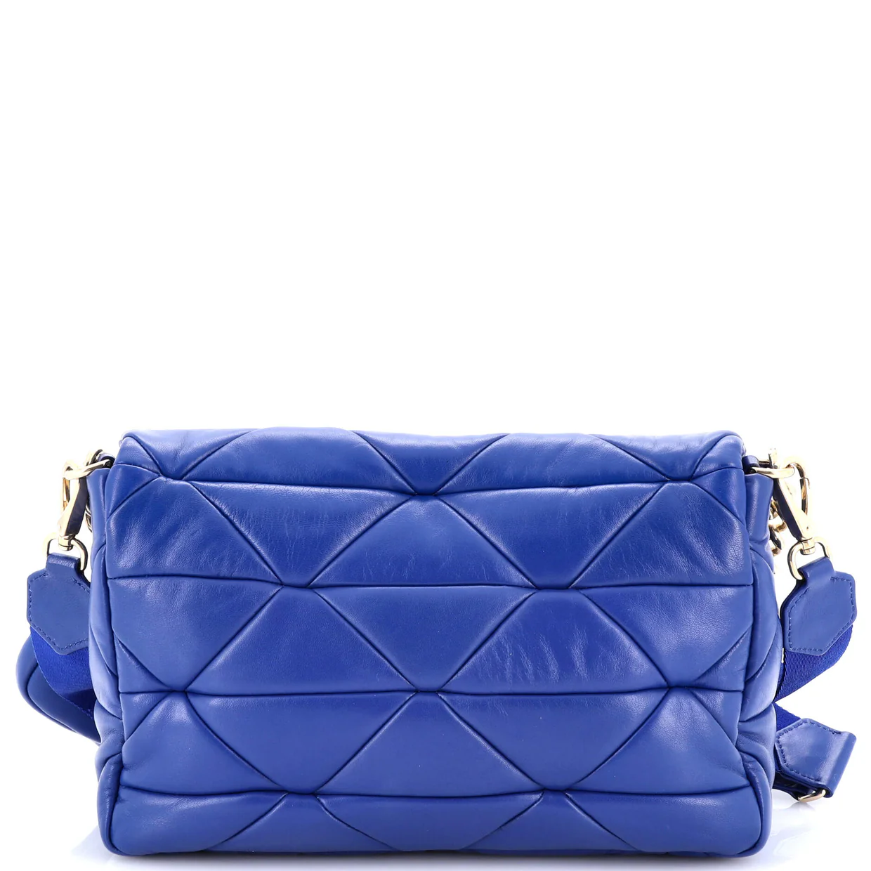 System Flap Shoulder Bag Quilted Nappa Leather Large - Deep Luxury
