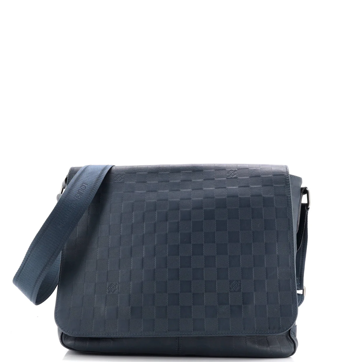 District Messenger Bag Damier Infini Leather MM - Deep Luxury
