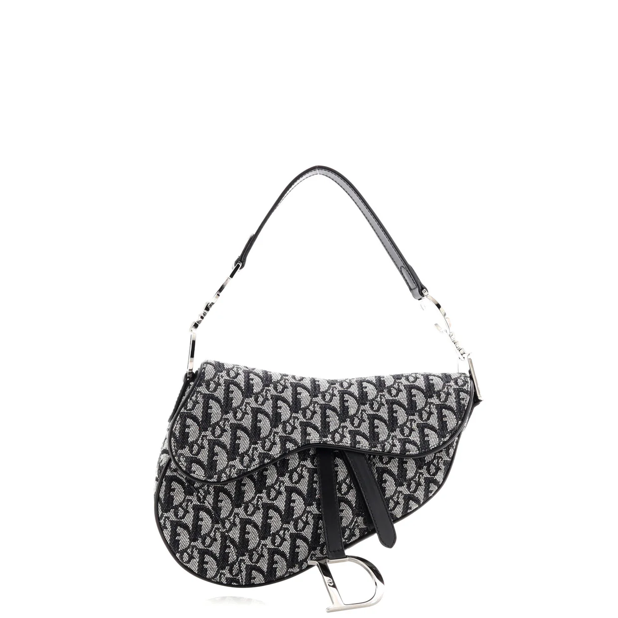 Vintage Saddle Bag Diorissimo Canvas Medium - Deep Luxury
