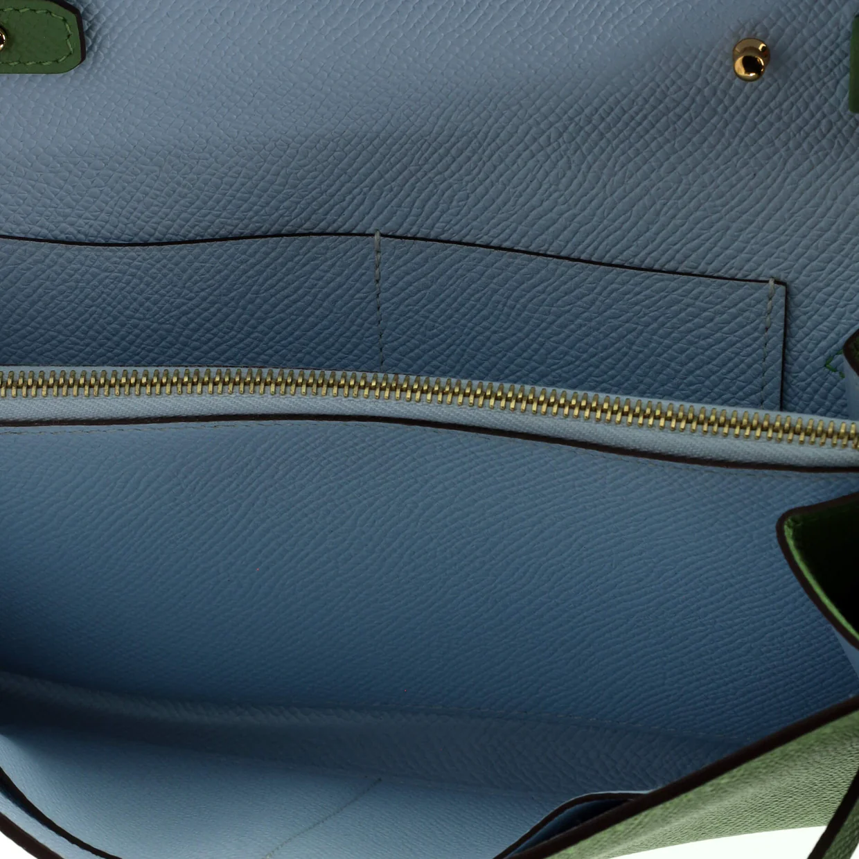 Kelly To Go Wallet Verso Epsom - Deep Luxury