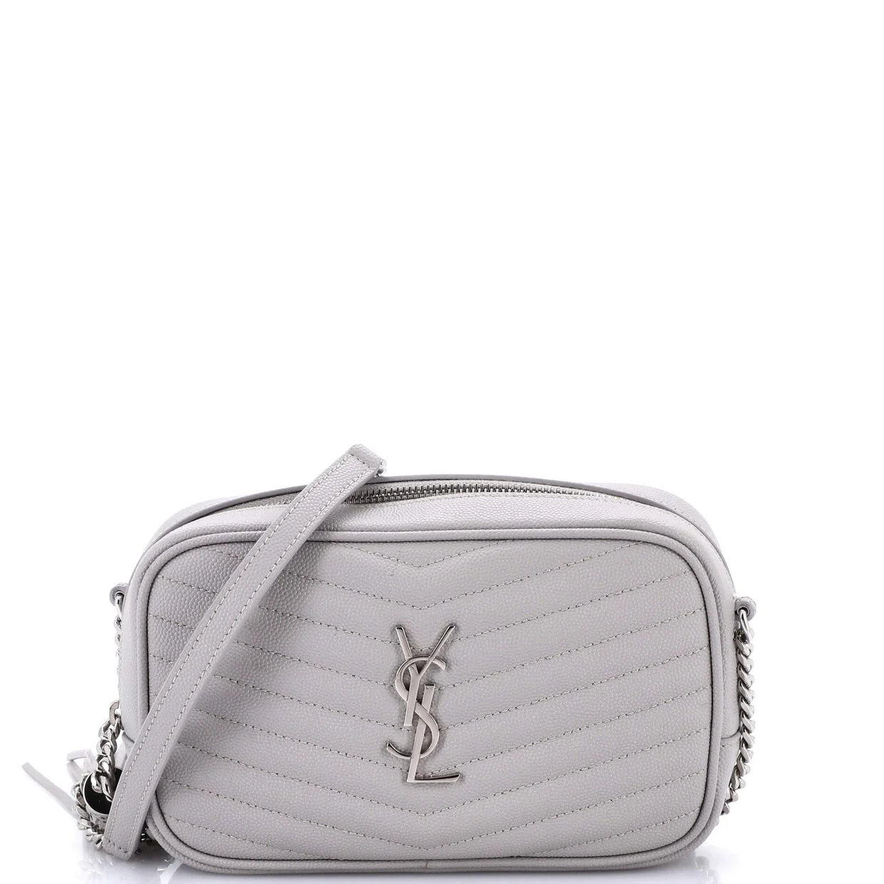 Lou Camera Bag Matelasse Chevron Leather Mini - Deep Luxury