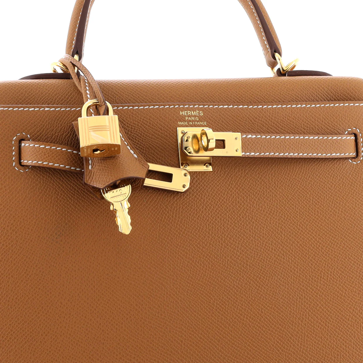 Kelly Handbag Gold Epsom with Gold Hardware 25 - Deep Luxury