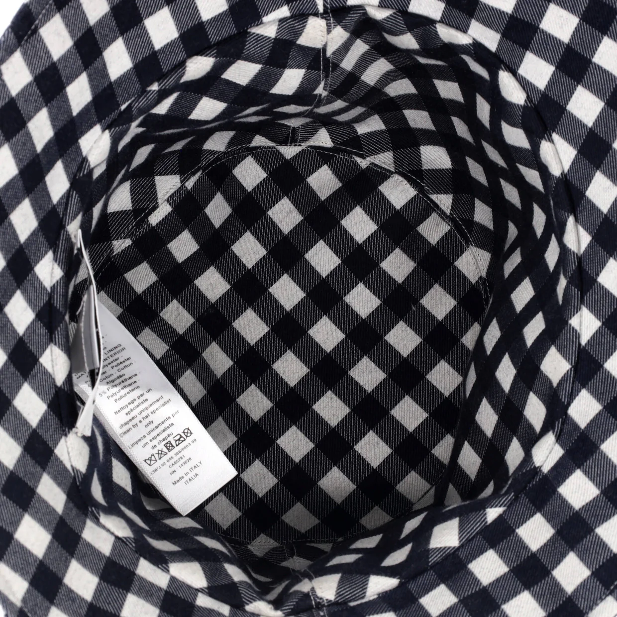 Reversible Small Brim Bucket Hat Check'N'Dior and Oblique Canvas - Deep Luxury