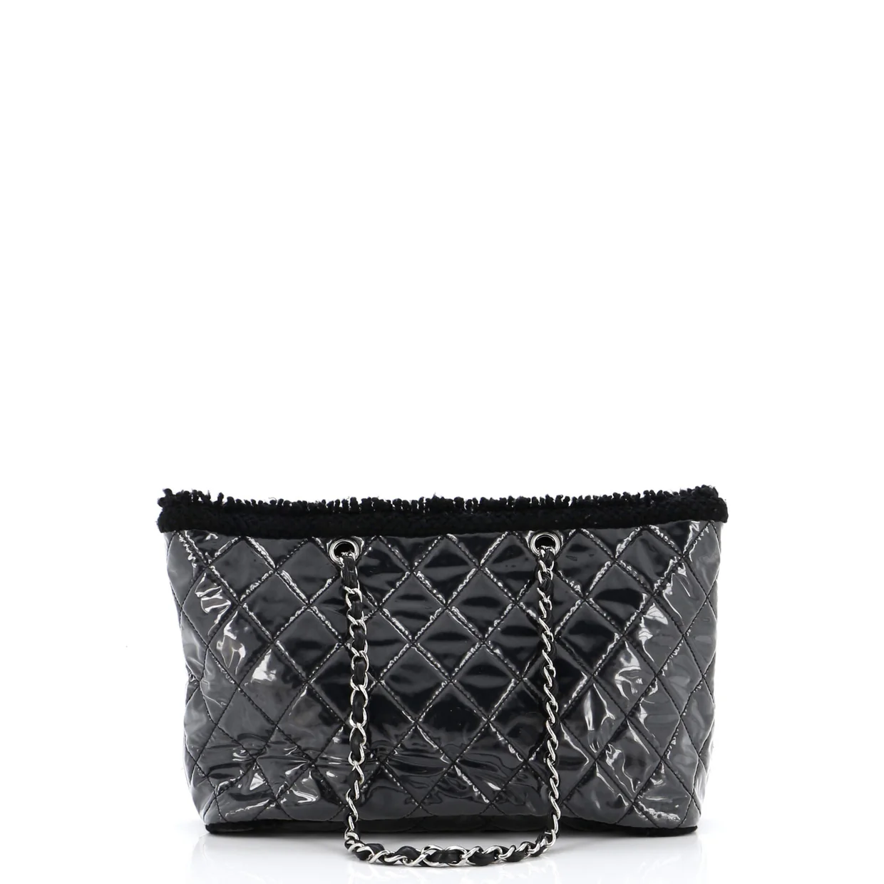 Funny Tweed Tote Quilted Vinyl Small - Deep Luxury