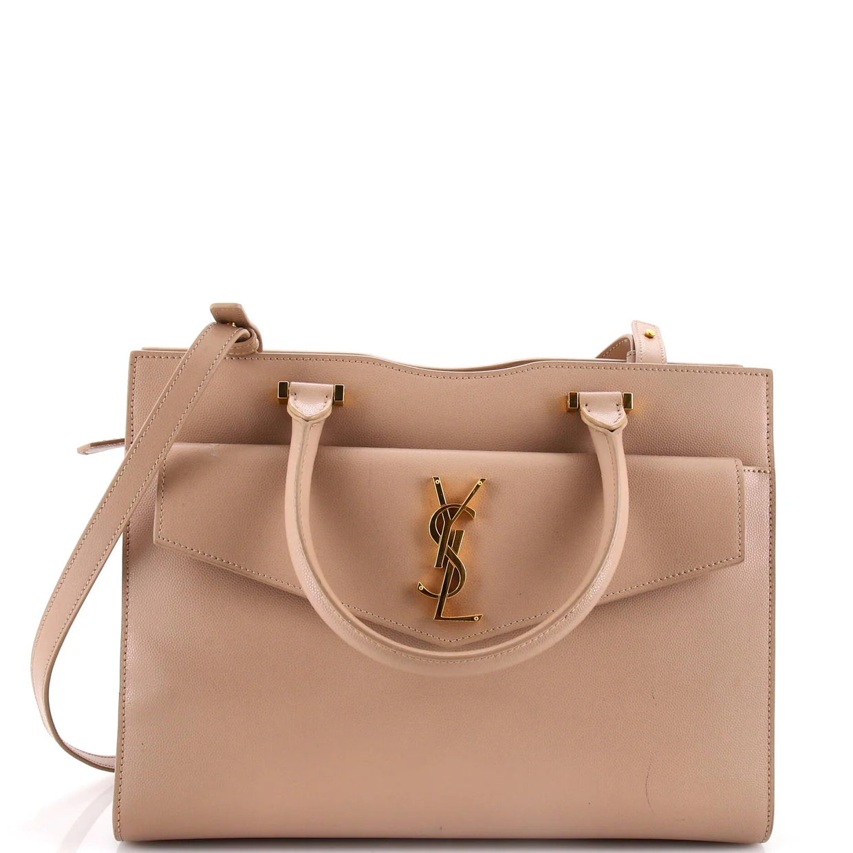 Uptown Tote Leather Medium - Deep Luxury