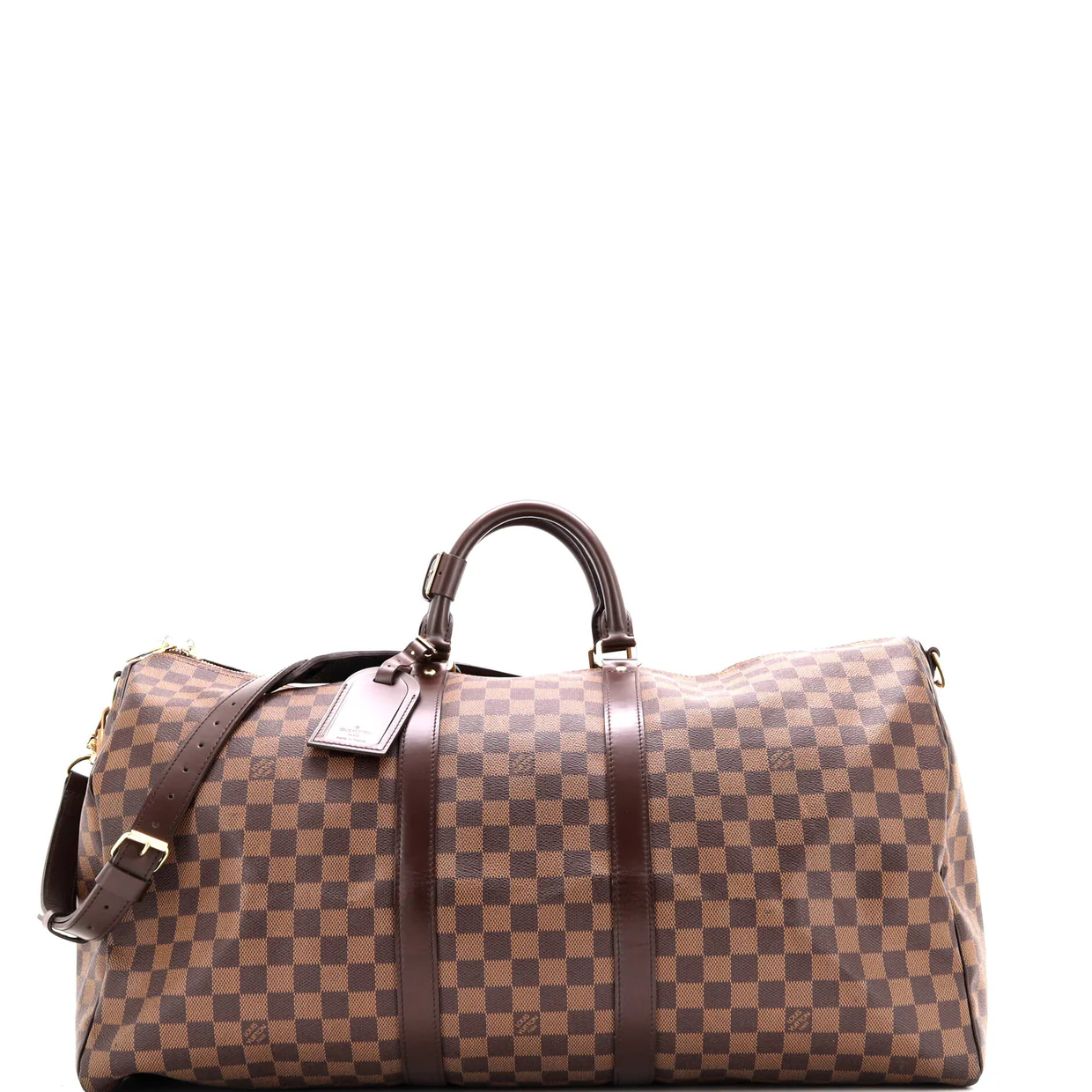 Keepall Bandouliere Bag Damier 55 - Deep Luxury