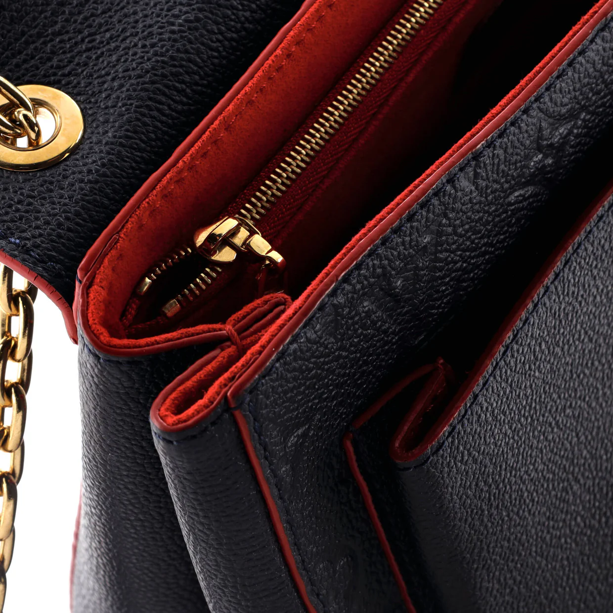 Vavin Handbag Monogram Empreinte Leather PM - Deep Luxury