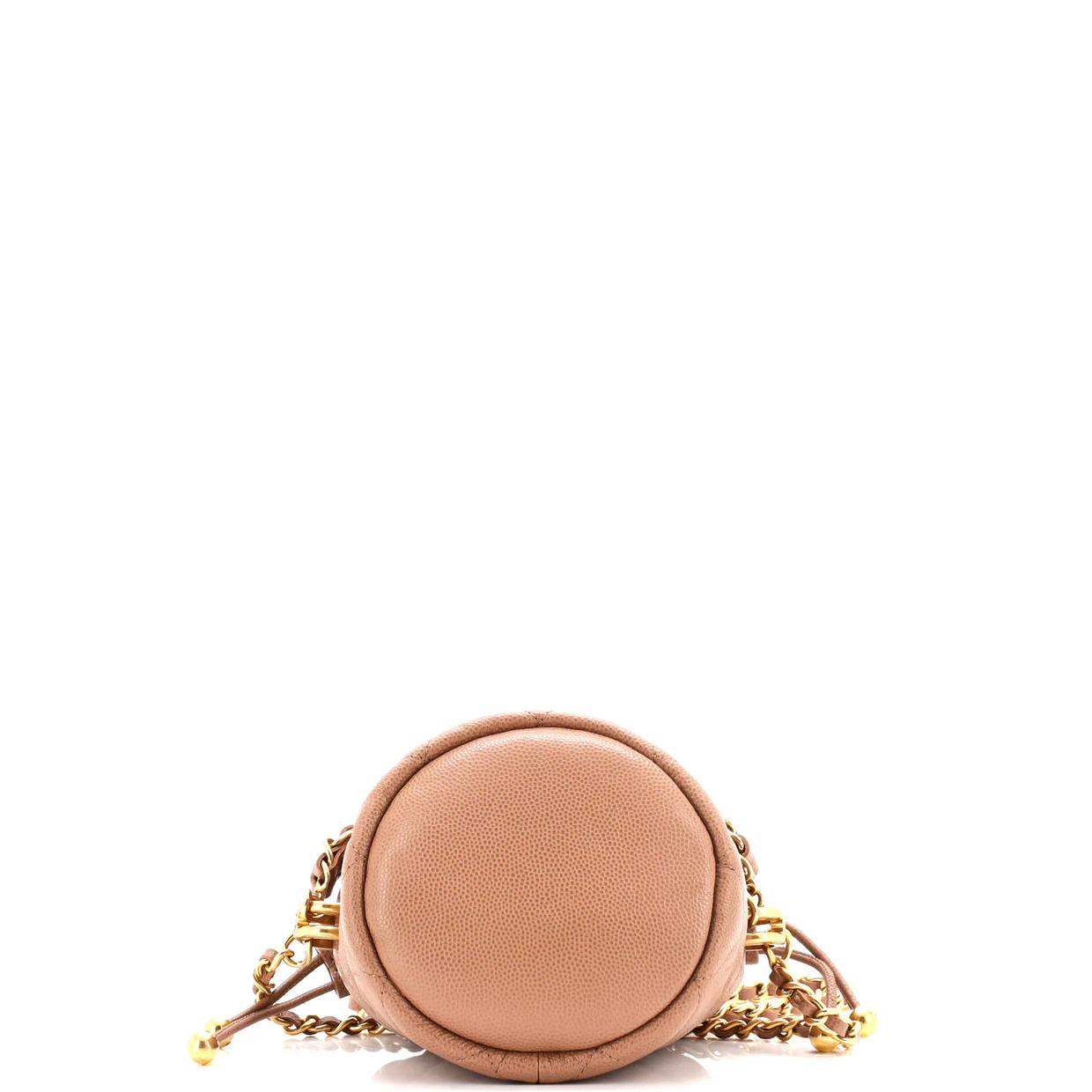 Coco First Bucket Clutch With Chain Quilted Caviar Mini - Deep Luxury