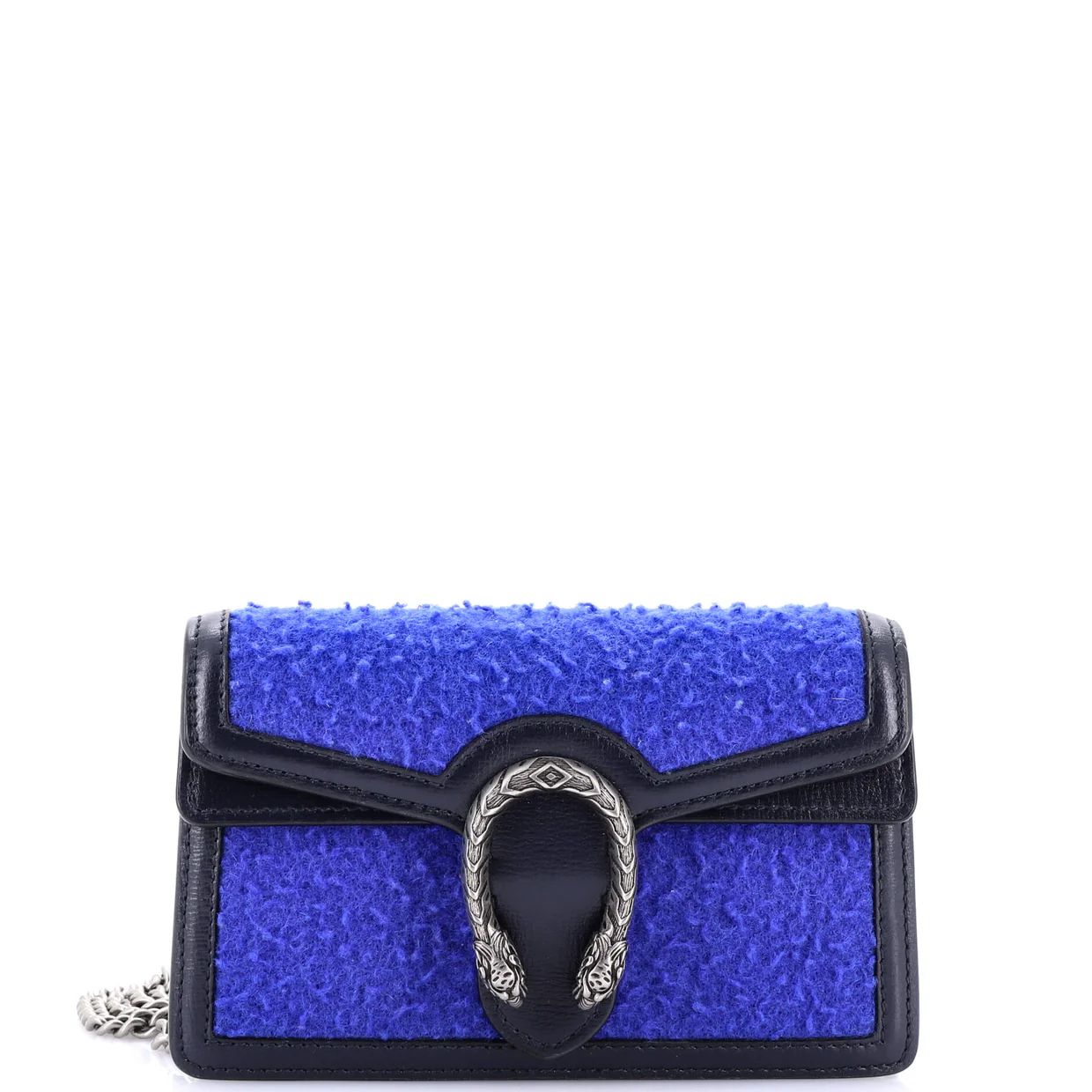 Dionysus Bag Wool and Leather Super Mini - Deep Luxury