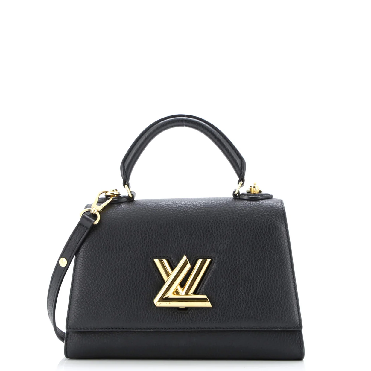 Twist One Handle Bag Taurillon Leather PM - Deep Luxury