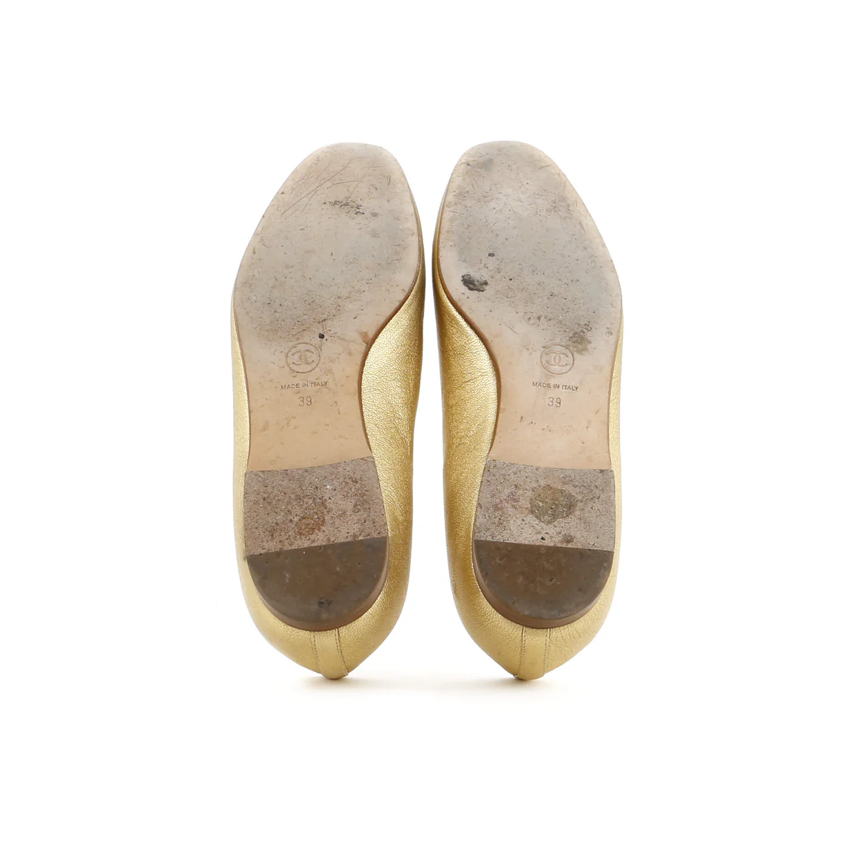 Women's CC Mocassin Loafers Leather with Metal - Deep Luxury